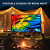 0-120 Inch Portable Foldable High-definition Wrinkle Resistant Projection Screen