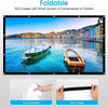 0-120 Inch Portable Foldable High-definition Wrinkle Resistant Projection Screen